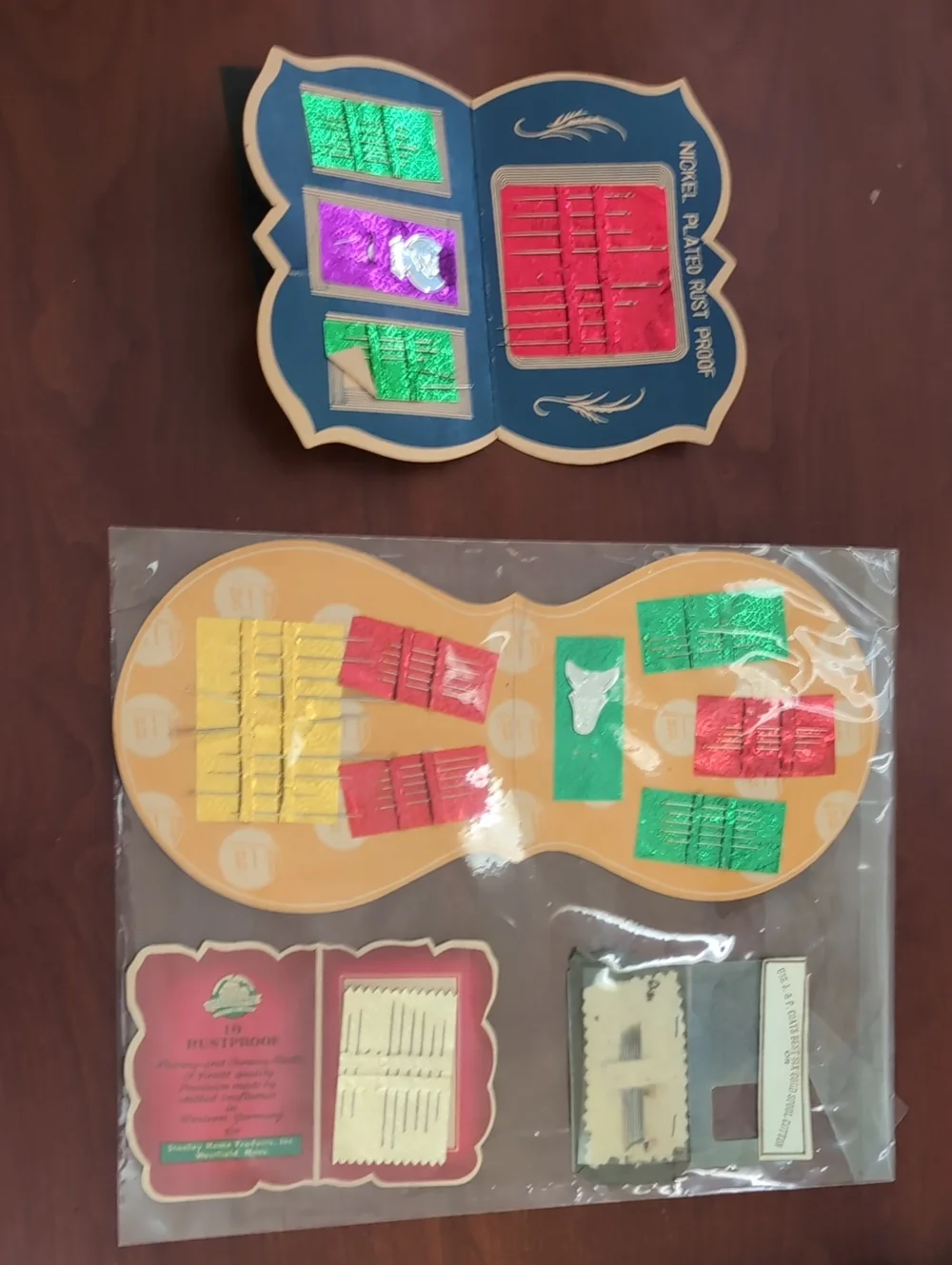 Vintage Sewing Supplies: Case Xx Pinking Shears, Seam Binding, Needle Books, Etc